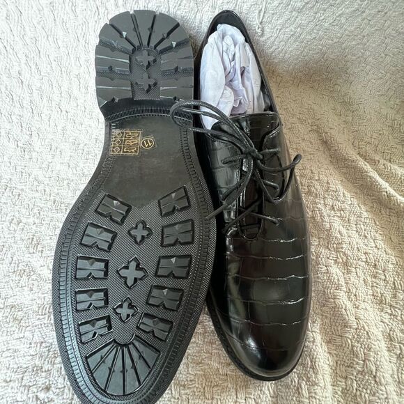 KOI Revocation croc embossed vegan leather shoes men’s dress shoes black sz 11.5 main image 9